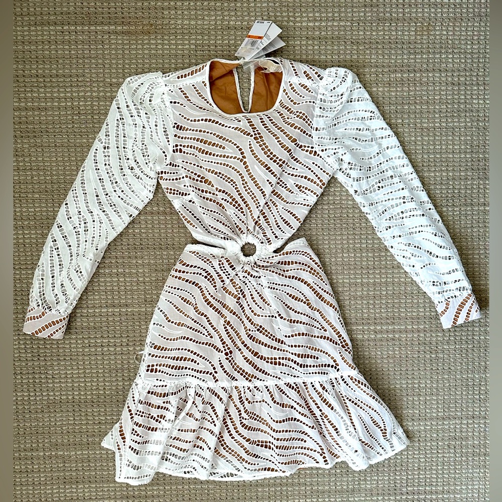Lace white dress, Michael Kors, size s